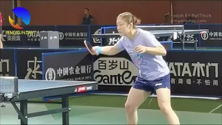 Chen Meng backhand techniques 2023