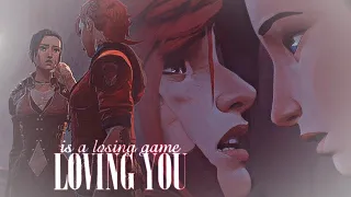 » loving you is a losing game (caitlyn x vi; arcane)