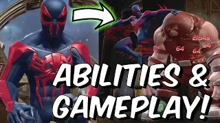 Spider-Man 2099 Gameplay & Abilities Breakdown First Look! - Marvel Contest of Champions