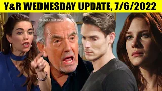 CBS Young And The Restless Spoilers Wednesday 7/6/2022 - Victor send blackmail to Sally, leave Adam