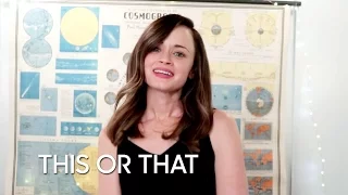 This or That: Gilmore Girls Edition with Alexis Bledel