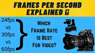 What is Frames Per Second | 24fps vs 30fps vs 60fps explained