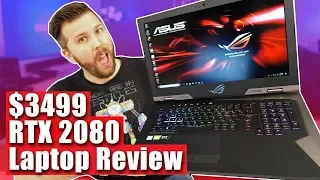 Asus ROG G703GX Review w/ RTX 2080! $3499! Worth it? Here's My Honest Review!