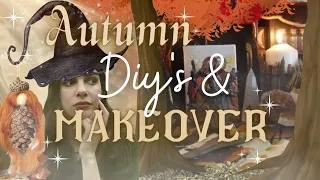 Witchy Autumn DIYs 🍂 & Makeover by a Forest Witch 🍄