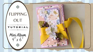 Flipping Out Album | TUTORIAL Make a delightful mini album in no time. Measurement sheet included!!!