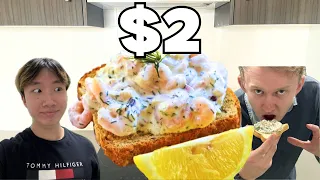Toast Skagen On a Budget for College Students