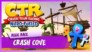 Crash Team Racing Nitro-Fueled | Crash Cove | Platinum Relic Race (HARD)