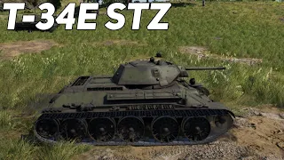 War Thunder Gameplay - T-34E STZ