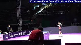 2019 Pusan Korea Open SF 许昕  Xu Xin vs 王楚钦 Wang Chuqin