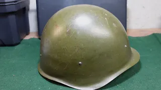 WWII Soviet Ssh-40 Helmet Overview, Wartime Production, and History.