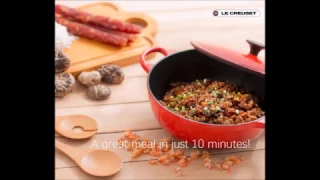 Cooking with Le Creuset Marmite - 10 Minute Stir-fry Glutinous Rice