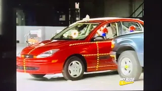 1996 Ford Explorer VS 2000 Ford Focus Crash Test Side IIHS