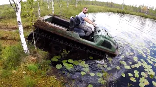 ТОПИМ вездеходы Тингер в озере...