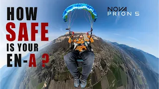 HOW SAFE IS AN EN-A "SCHOOL" PARAGLIDER ? - NOVA PRION5