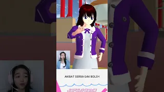 akibat serba gak boleh Yoga auto ngamuk #sakuraschoolsimulator #shorts