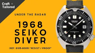 1968 Seiko Diver (Ref. 6105 - 8009) "Resist / Proof"