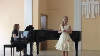 Ремизова Милана., 9 лет.Песня Настеньки из м/ф" Аленький цветочек"