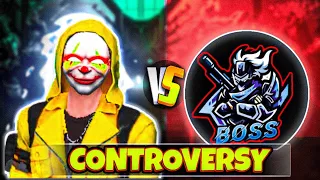 Tech pro Harsh 😠🤬 Vs We are gaming reply🔥 in live | tph vs boss official controversy - free fire