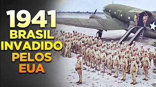 1941 - A INVASÃO DO BRASIL PELOS EUA -  Viagem na Historia