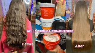 किस तरह से करे WELLA के Product से Permanent straightening | how to do Rebonding using wella product