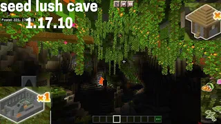 Seed lush cave mcpe 1.17.10 official #3 /minecraft bedrock