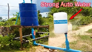 Free Energy Water Big Pump and Big Air-Pressure for rice field | Water Pump without Electricity