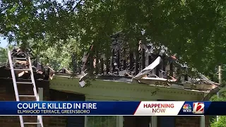 Fatal fire kills Greensboro couple inside Irving Park home.