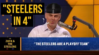 Colin Cowherd Picks Steelers To Make The Playoffs! | Zaya & The Steelers Podcast Clip |