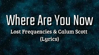 Where Are You Now - Lost Frequencies & Calum Scott (Lyrics)