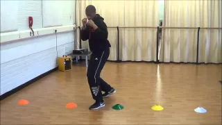 In and Out Boxing Footwork Drill