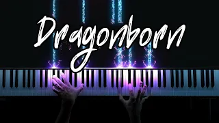 Skyrim - Dragonborn (Piano Tutorial) - Cover