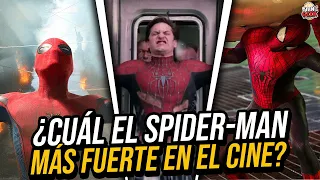 ¿QUIEN ES EL SPIDER-MAN MAS FUERTE DEL CINE? | Spiderman 3 no way home | #Shorts