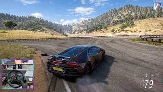 Forza Horizon 5 : 2020 Lamborghini Huracan EVO Gameplay on Logitech G29 on RTX 3080