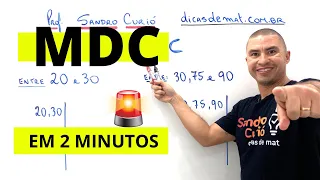 MDC ( máximo divisor comum ) FÁCIL e RÁPIDO 🤓