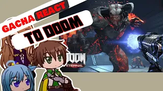 Different anime characters reacting to Doom Eternal | Compilation #1