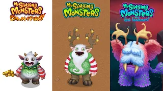 Dawn Of Fire Vs My Singing Monsters Vs The Lost Landscapes | Redesign Comparisons | Yool vs Yupputa