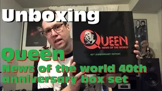 UNBOXING : Queen - News of the world 40th anniversary Deluxe Box Set