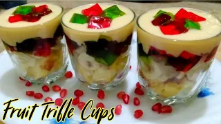 Easy Creamy Fruit Dessert - Quick Dessert Recipe Ramadan Special