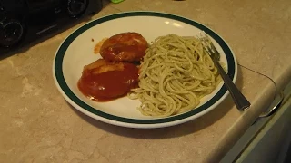 Garlic Pesto Spaghetti
