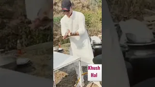 wehshi drama actor khushhal Khan cooking behind the scenes #bts #shorts