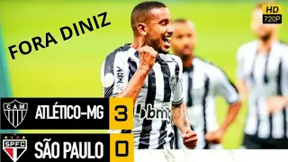 ATLÉTICO -MG 3 X 0 SÃO PAULO - MELHORES MOMENTOS BRASILEIRÃO 2020