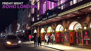 Discovering the vibrant energy of SOHO London on a Friday Evening in this immersive POV Walk-through