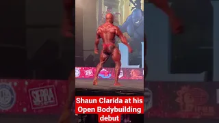 Shaun Clarida making his debut in Open Bodybuilding at the Legion Sports Fest