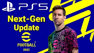 eFootball 2022 PS5 Update Next Generation Gameplay - 60fps - PS5