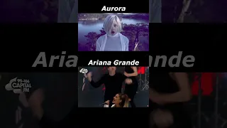 Aurora vs Ariana Grande -  #arianagrande#aurora #shorts