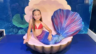 Sofia turned into the Little Mermaid Princess!! София превратилась в Pусалочку