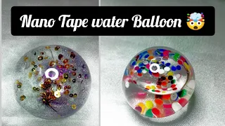 DIY Kawaii Water Balloon 🌊  TikTok Easy Nano Tape Squishy || #diy #cute