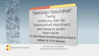 Aufklärung über die Volkskrankheit Inkontinenz