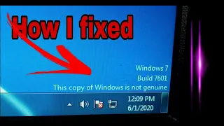 How to Fix " This Copy of Windows is Not Genuine" Error on Windows7-rtc95