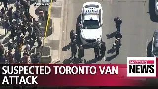 At least 10 dead, 15 injured after van hits pedestrians in north Toronto